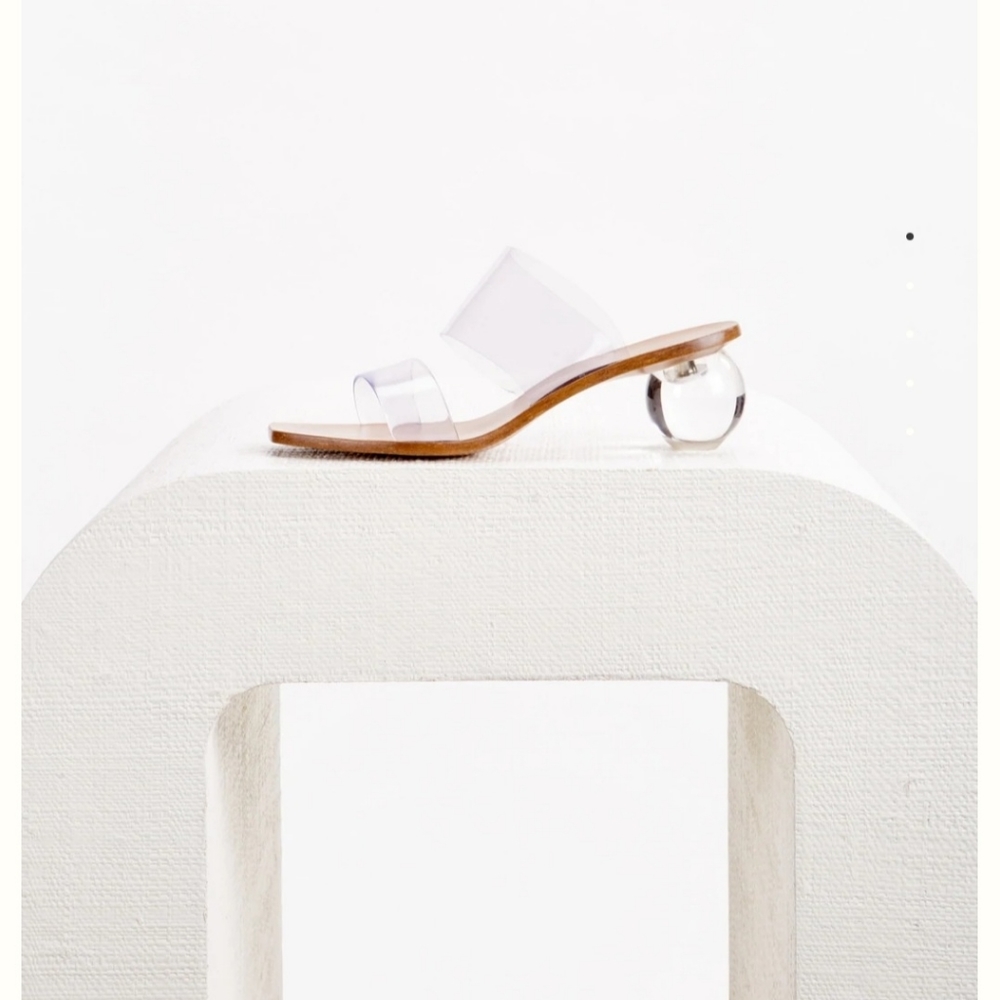 Clear wood heels